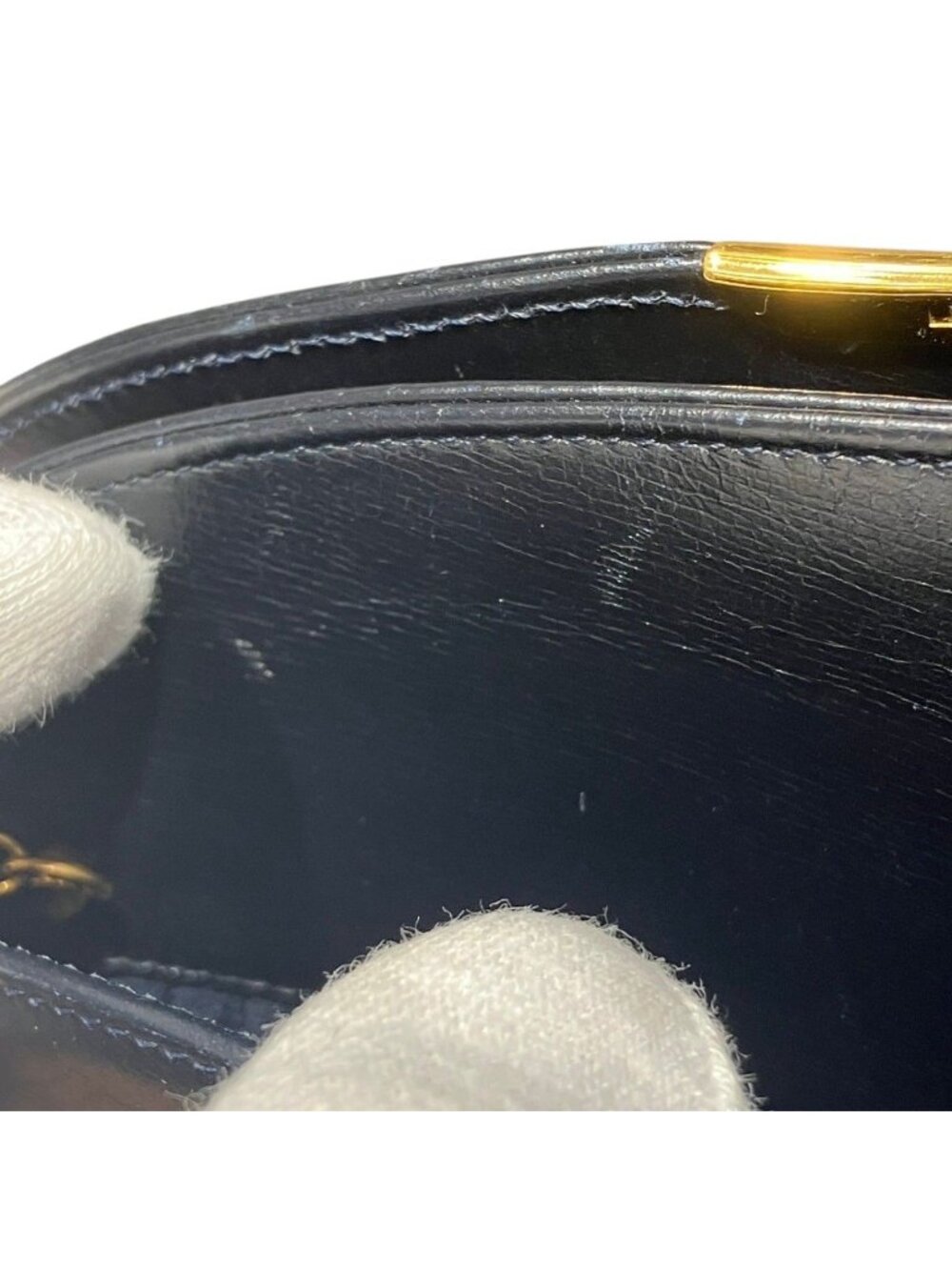 Cartier Saffiano Line Shoulder Bag Leather - Picture 8 of 9